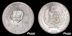 Peru. 200 Soles de Oro. 1975. Conmemorativa: Heroes de la Aviacion.