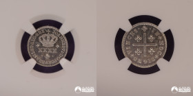 Portugal. 50 Reis. 1816-26. NGC UNC Details.