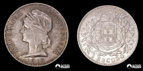 Portugal. 1 Escudo. 1916.