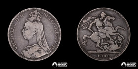 Reino Unido, Londres. 1 Corona. 1889 (Victoria).