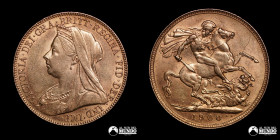 Reino Unido, Londres. 1 Soberano. 1900 (Victoria). Oro.