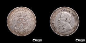 Sudafrica, 2 ½ Chelines. 1895.