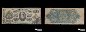 Brasil, Imperio. 1.000 Reis 1885.