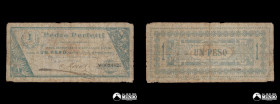 Chile, Empresas de Pedro Perfetti. Deposito por 1 Peso. 1898.