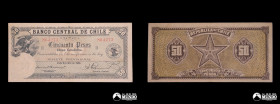 Chile, Banco Central. 50 Pesos. 1928.