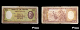 Chile, Banco Central. 1.000 pesos 1943.