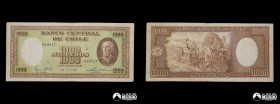 Chile, Banco Central. 1.000 Pesos. 1945.