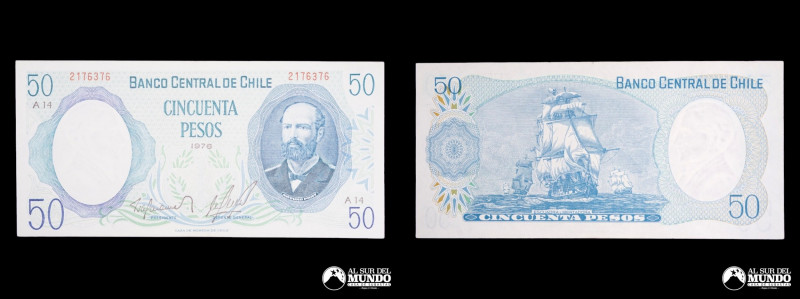 Chile. Banco Central. 50 Pesos 1976. Barahona - Molina. P#151 (XF)

Estimate: ...