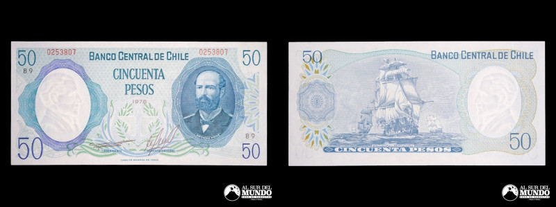 Chile. Banco Central. 50 Pesos 1978. Bardon - Molina. P#151 (UNC)

Estimate: U...
