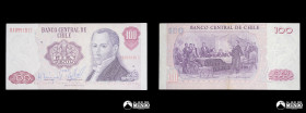 Chile, Banco Central. 100 Pesos. 1983.
