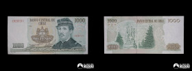 Chile, Banco Central. 1.000 Pesos. 1980.