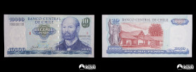 Chile, Banco Central. 10.000 Pesos. 1994. REPOSICION.