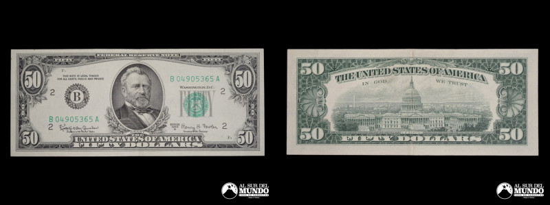 Estados Unidos. Republica Federal. 50 Dolares 1963. P#447 (VF+)

Estimate: USD...