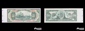 Venezuela, Banco Mercantil y Agricola. 20 Bolivares. 1927.