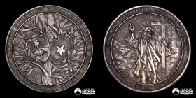 Argentina. Medalla: A Cristo Redentor, las republicas de Argentina y Chile. 1904.
