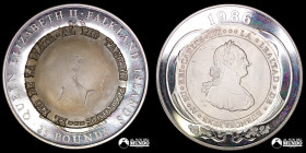 Argentina. Medalla: El Rio de la Plata al rio Tamesis responde. 1987.
