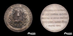 Argentina. Medalla: Ferroviarias - Inauguracion del ramal Cebollar a Andalgala. Catamarca. 1910.