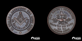 Argentina. Medalla: Masoneria - El Gran Oriente argentino al chileno. 1903.