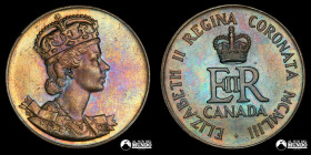 Canada. Medalla: Coronacion de Isabel II. 1953. PCGS MS64BN.