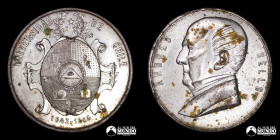 Chile. Medalla: 50 Años de la Universidad de Chile. 1893.