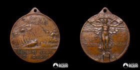 Chile. Medalla: 50° aniversario del Combate Naval de Iquique. 1929.