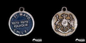Chile. Medalla: Centenario del Combate Naval de Iquique. 1979.