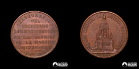 Chile. Medalla: Inauguracion del Monumento a los Heroes de Iquique. 1886.