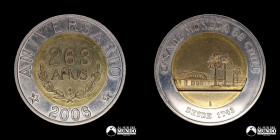 Chile, Santiago. Medalla: 263° aniversario de la Casa de Moneda. 2006. Bimetalica.