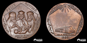 Chile, Santiago. Medalla: Navidad y Reyes Magos. 1980.