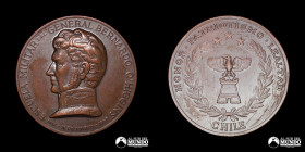 Chile, Santiago. Medalla: Sesquicentenario de la Escuela Militar. 1967.