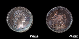 Francia. Medalla: Luis XVI, Rey Cristianisimo. 1774-1789.