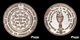 Peru. Medalla: Inauguracion del templo de nuestra señora de Guadalupe. 1878.