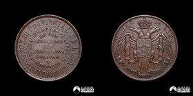 Peru. Medalla: Reparacion de plazuelas. 1888.