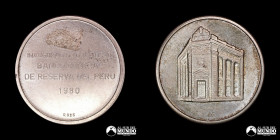 Peru, Lima. Medalla: Inauguracion del Museo del Banco Central. 1980.