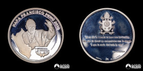 Peru, Lima. Medalla: Visita del papa Francisco al Peru. 2018.