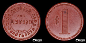 Chile. Ficha: 1 Peso. Huantajaya.