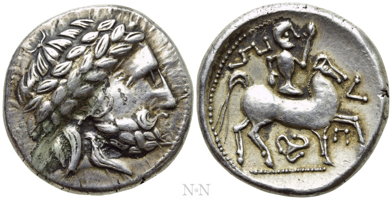 EASTERN EUROPE. Imitations of Philip II of Macedon (2nd-1st centuries BC). Tetra...