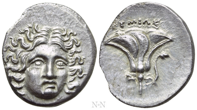 KINGS OF MACEDON. Perseus (179-168 BC). Drachm. Uncertain mint in Thessaly. Herm...