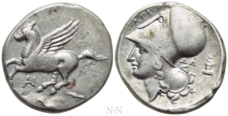 AKARNANIA. Anaktorion. Stater (Circa 320-280 BC). 

Obv: Pegasos flying left; ...