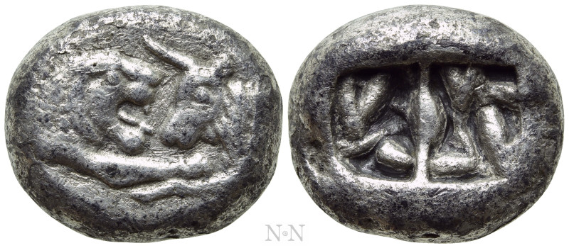 KINGS OF LYDIA. Kroisos (Circa 564/53-550/39 BC). Double Siglos or Stater. Sarde...