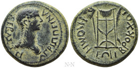 PHRYGIA. Philomelium. Agrippina II (Augusta, 50-59). Ae. Brocchos, magistrate