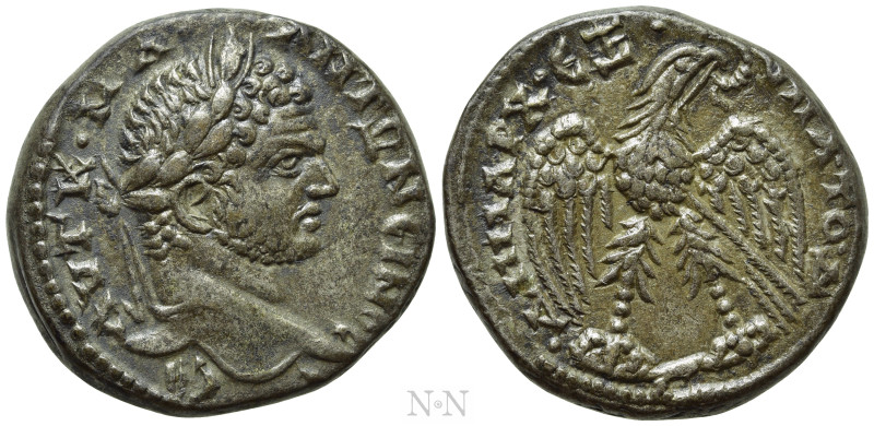 SELEUCIS & PIERIA. Antioch. Caracalla (198-217). Tetradrachm. 

Obv: AVT K M A...