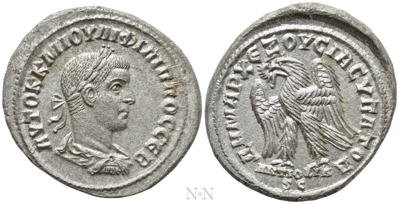 SELEUCIS & PIERIA. Antioch. Philip II (247-249). Tetradrachm. 

Obv: AVTOK K M...