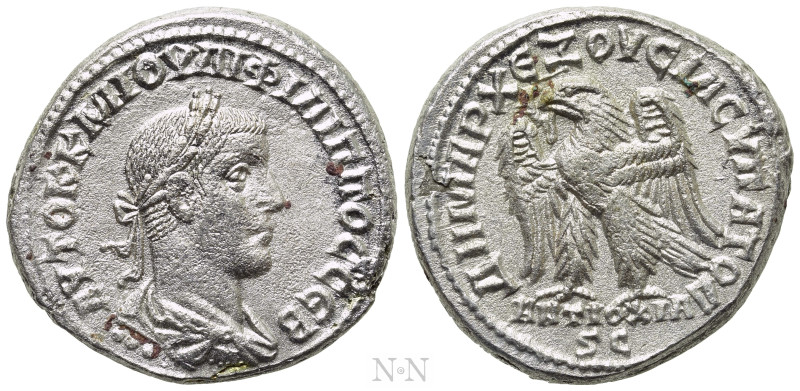 SELEUCIS & PIERIA. Antioch. Philip II (247-249). Tetradrachm. 

Obv: AVTOK K M...