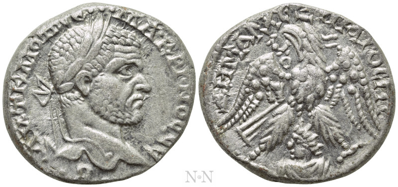 SELEUCIS & PIERIA. Emesa. Macrinus (217-218). Tetradrachm. 

Obv: AYT K M OΠ C...