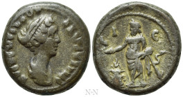 EGYPT. Alexandria. Faustina II (Augusta, 147-175). Tetradrachm. Dated RY 15 of Antoninus Pius (AD 151/2)