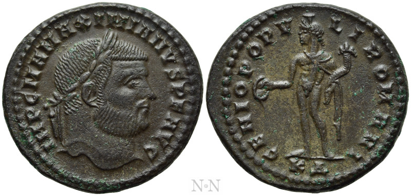 MAXIMIANUS HERCULIUS (First reign, 286-305). Follis. Cyzicus. 

Obv: IMP C M A...