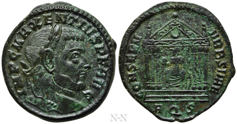 MAXENTIUS (307-312). Follis. Aquileia. 

Obv: IMP C MAXENTIVS P F AVG. 
Laure...