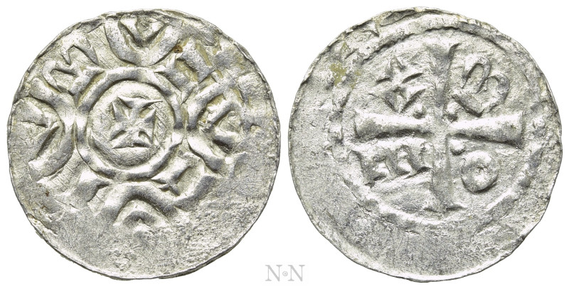 GERMANY. Uncertain area in North-East. Anonymous Denar (11th century). Uncertain...