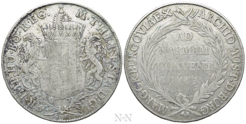 HOLY ROMAN EMPIRE. Burgau. Maria Theresia (1740-1780). Konventionsthaler (1767-S...